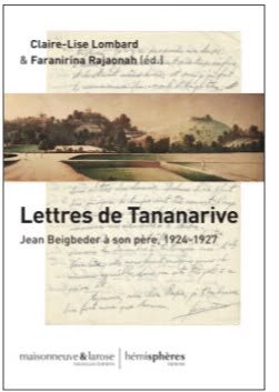 Couverture du livre intitulé "Lettre de Tananarive"